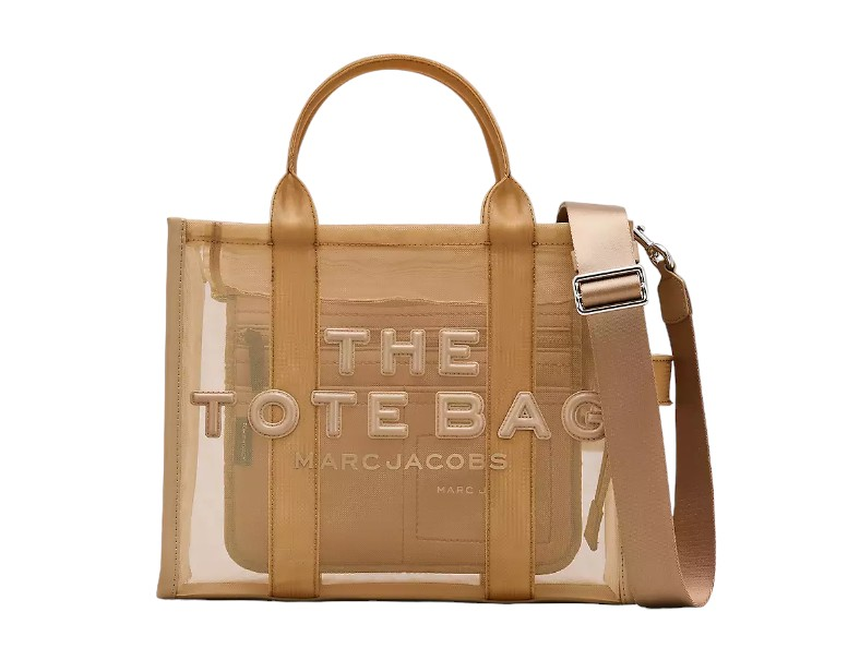 Tote Marc Jacobs mediano malla camel
